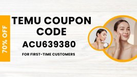 Temu coupon code 70 off for first time customers1920x1080px