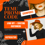 VERIFIED TEMU PROMO CODEacp856709 100 OFF Existing Customers 800 x 800 px