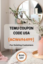 Temu coupon code usa 100 off for existing customers10001500p