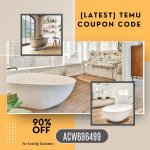 Latest temu coupon code 90  off for existing customers800x800px